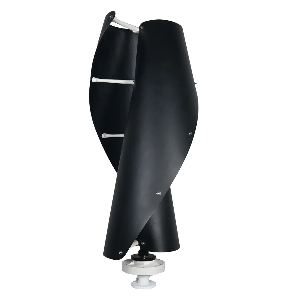Maglev wind turbine 100w to 600w 12v 24v 48v vertical axis wind generator with 12v 24v AUTO MPPT controller for home use