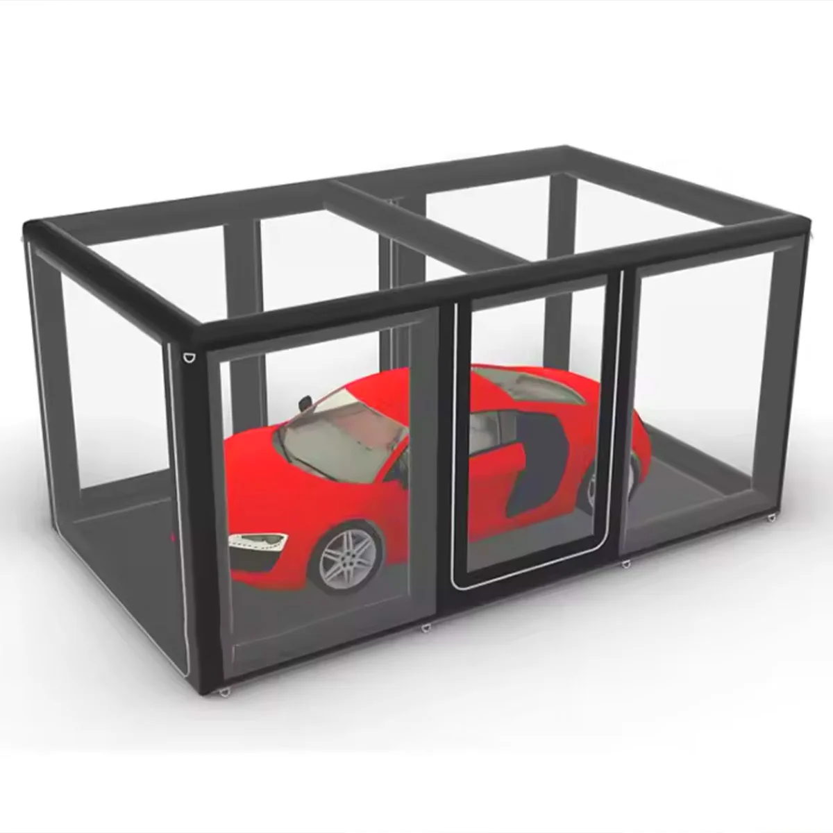 Clear Waterproof Show PVC Airtight Blow Up Capsule Shelter Portable Transparent Inflatable Garage Tent Car Cover
