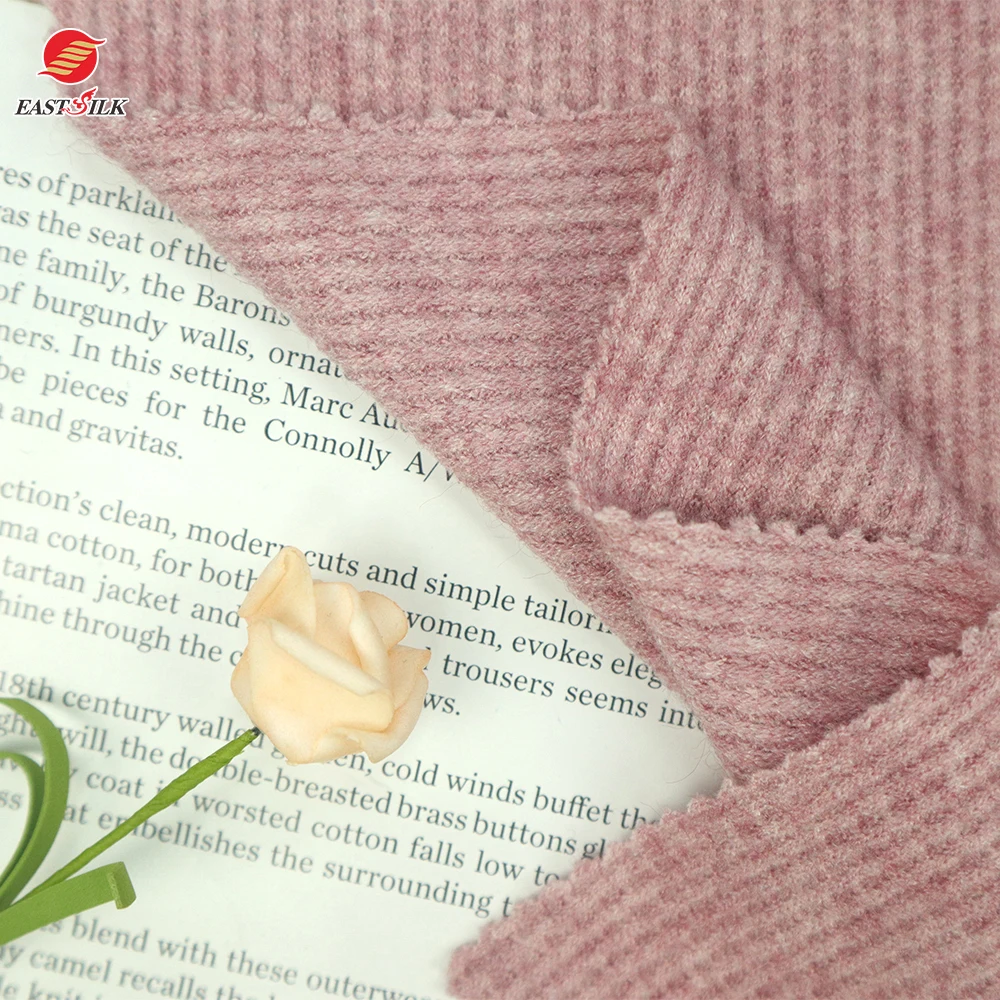 Textiles Custom knit fabric waffle polyester rayon nylon  sweater materials fabrics for clothing