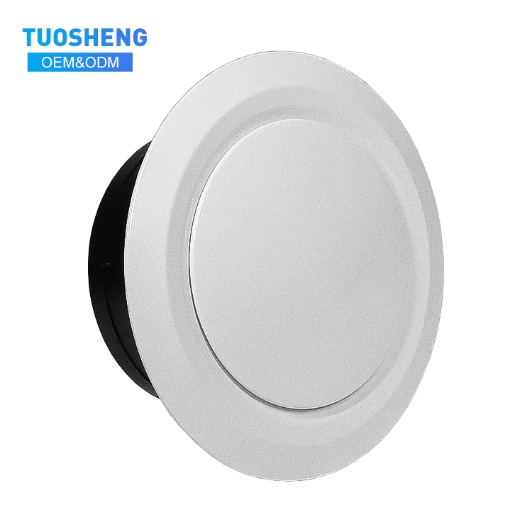 China Supplier Home Hvac System Abs Air Vent Cover Plastic Ventilation Round Air Diffuser