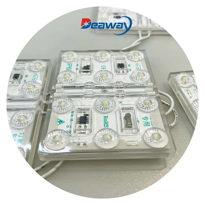 waterproof Ip68 Special for lightbox 12leds Square Module Injection AC 220V 110V  led  Blockchain Module