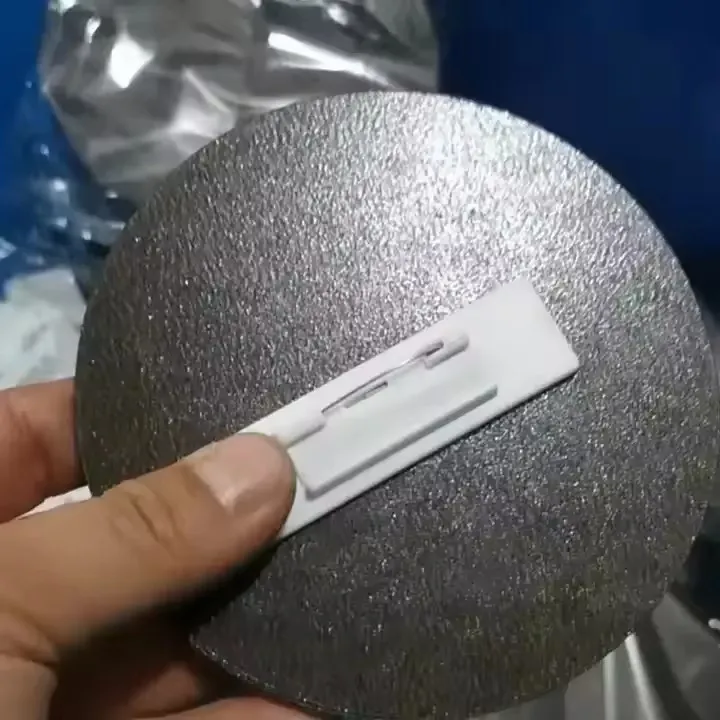 FastSub MDF Custom 3/4/5/6 Inch Round Sublimation Botton Name Pin Badges Waiter ID Name Tag