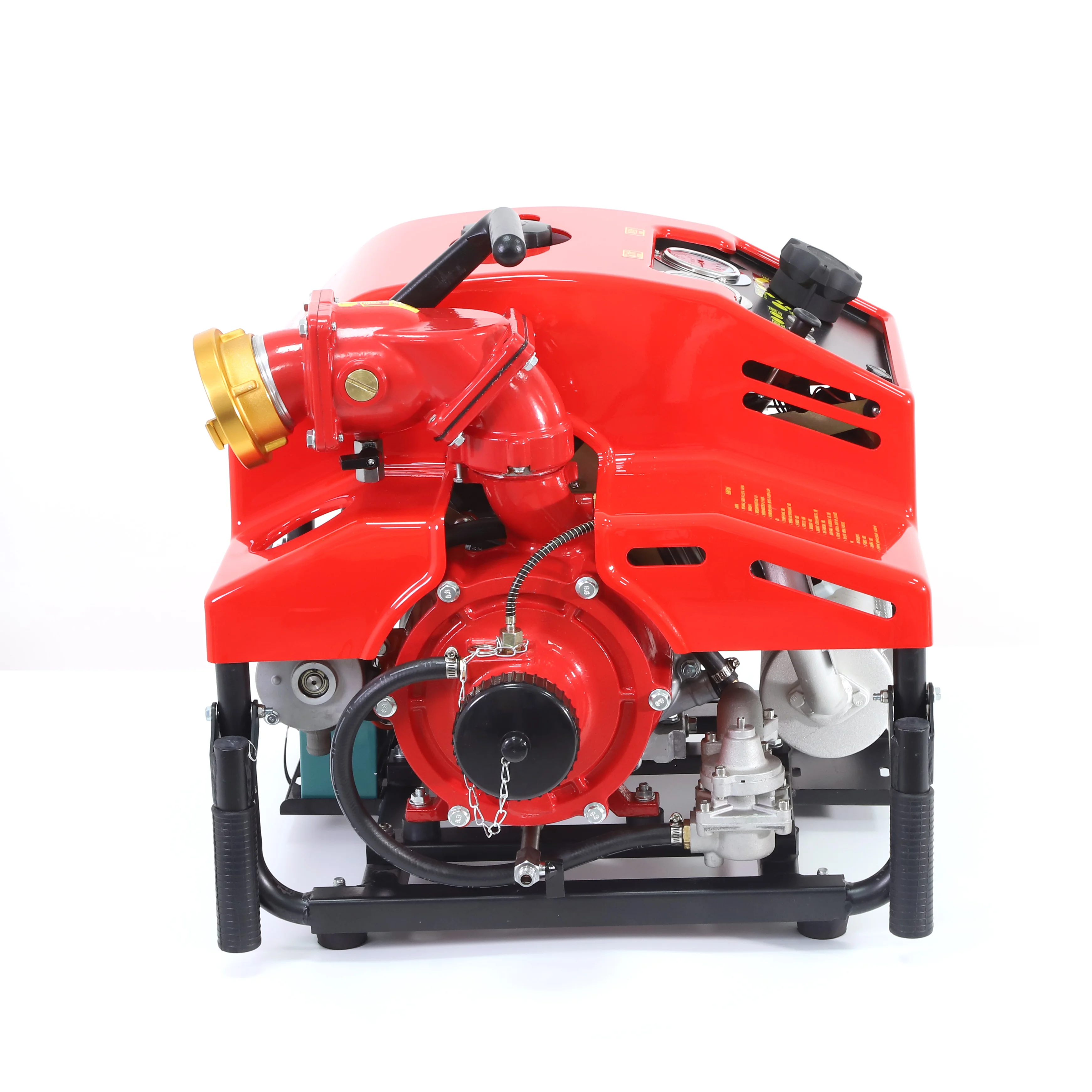 Quality fire protection equipment double stage impellers portable gasoline fire fighting centrifugal water pump