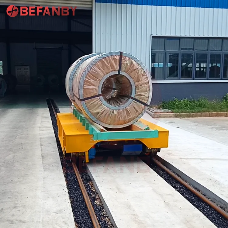 Alarm system power plant transport 20t aluminium foil electric coil rail transfer car