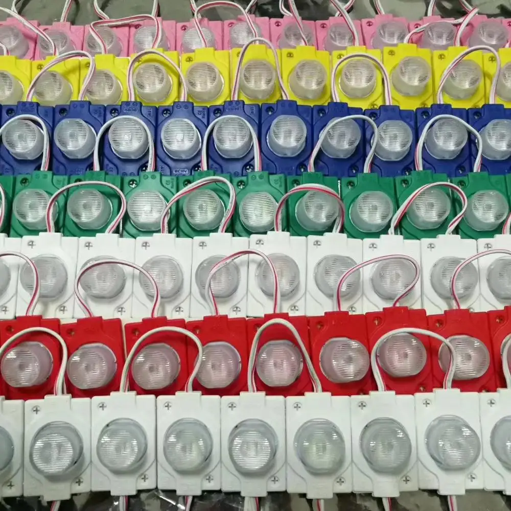 SMD3030 injection led module with lens waterproof backlight DC12V 1.5W Aluminum board for light box