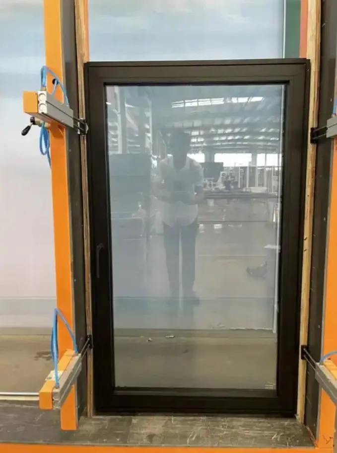 Minglei Soundproof Impact Swing Casement Window Thermal Break Triple Double Glazed Aluminum Windows