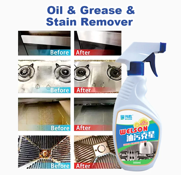 Oven degreaser spray Tough Oil Stains Remover Hood Cleaning Spray Kitchen Bubble Cleaner Cleaner Degreaser Spray Stain Remover