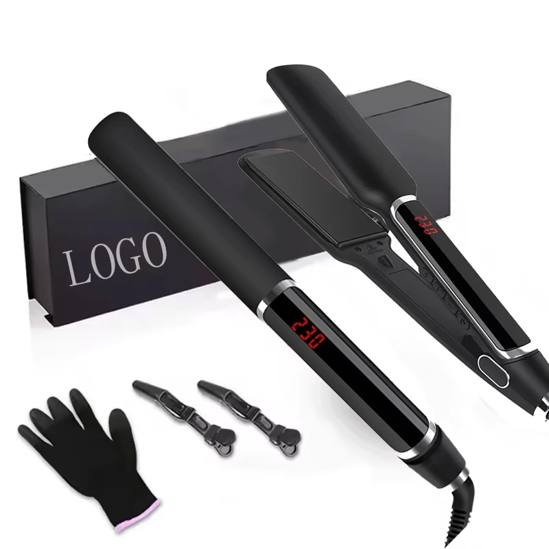 Factory Wholesaler Titanium Ceramic Flat Iron Hair Straightener Professional flat iron