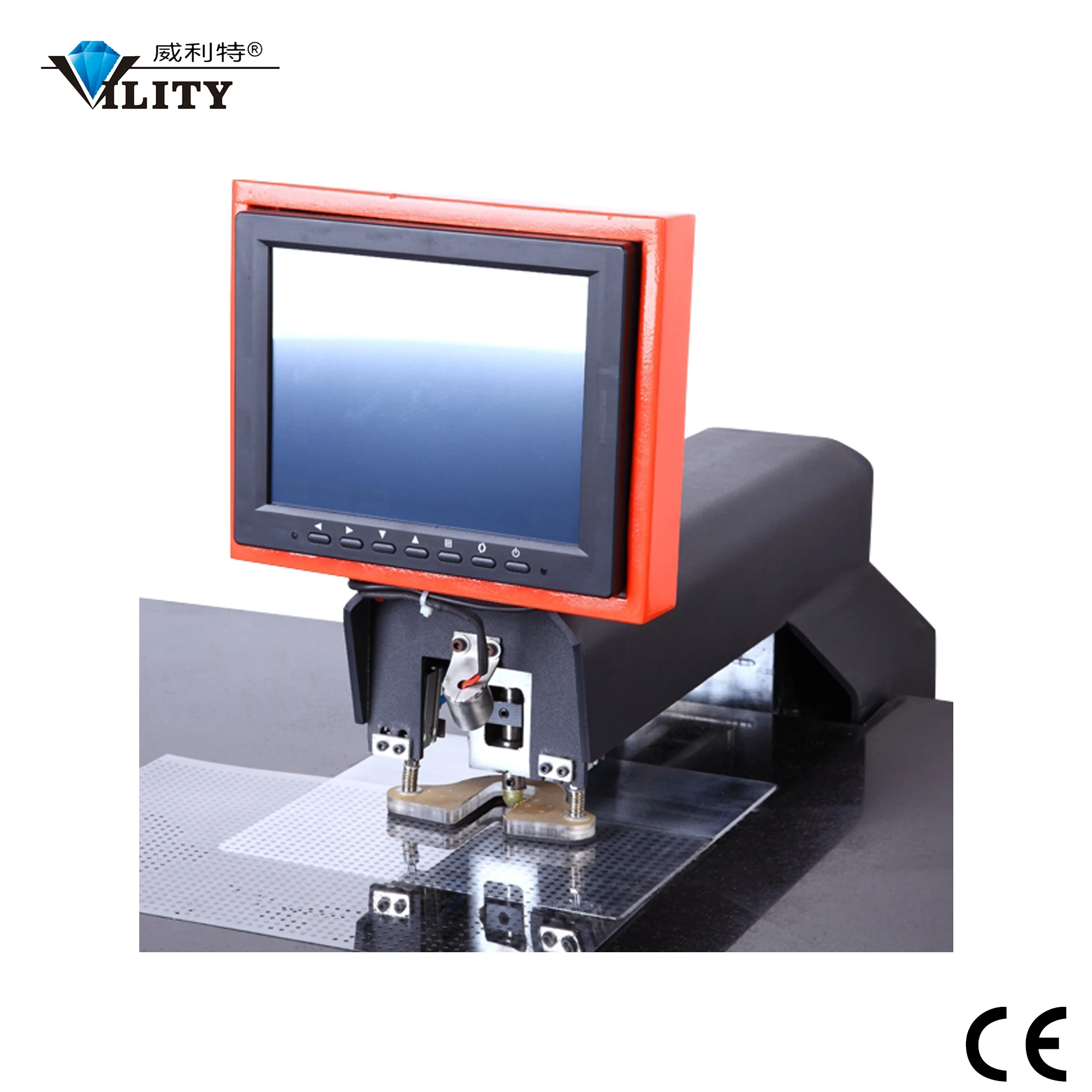 Automatic machinery CCD camera Target eyelet Punching Machine target hole drilling machine for plastic