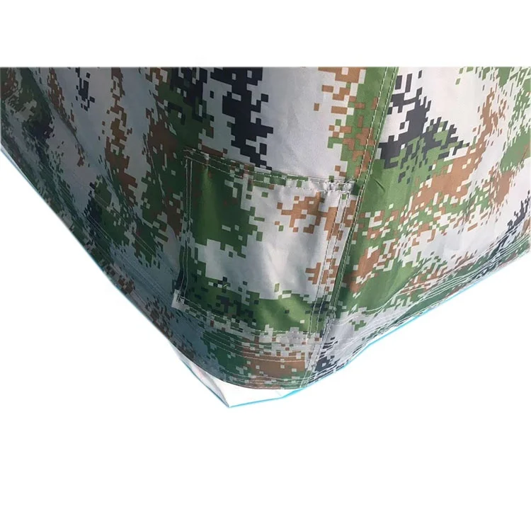 Customized camouflage color 10ft inflatable camping tent for sale