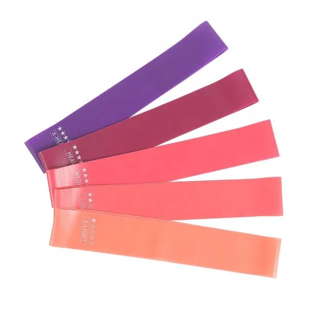 High Quality 100% Latex Elastic Rubber Resistance Band Loops Gym Home Fitness Workout Bands Resistance Custom Logo
