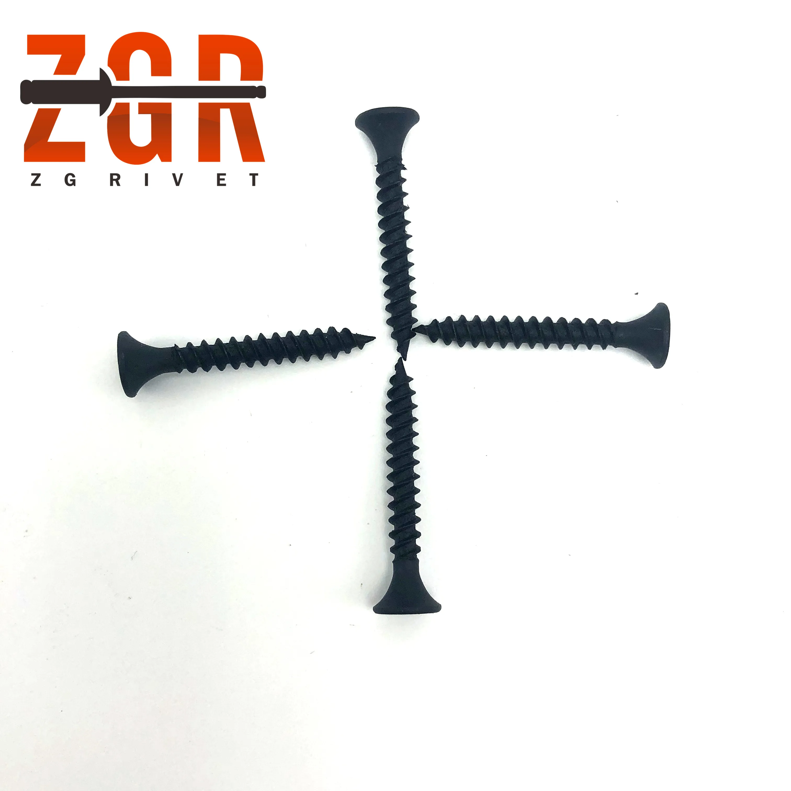 Грубая или тонкая резьба, черно-серая фосфатная гайка для гипсокартона от производителя Tianjin