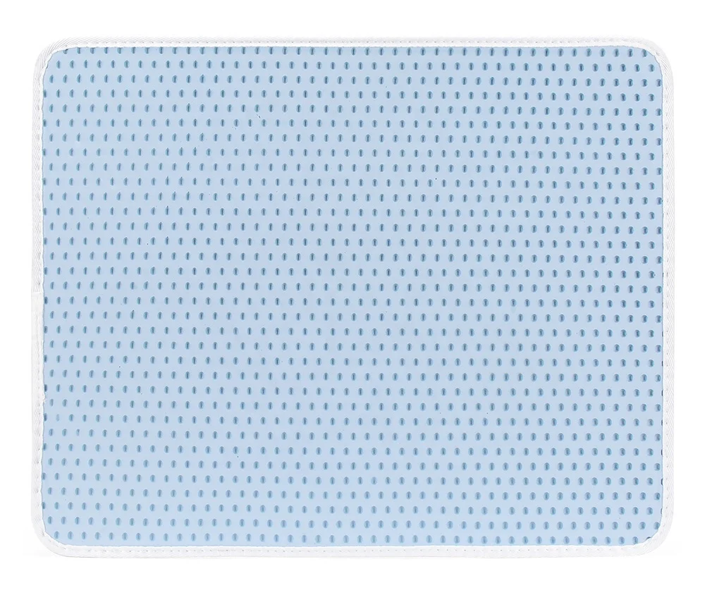 
30*45CM Non-toxic Double Layer Pet Cat litter mat EVA Waterproof Washable easy cleaning cat Mat for Small Animal 