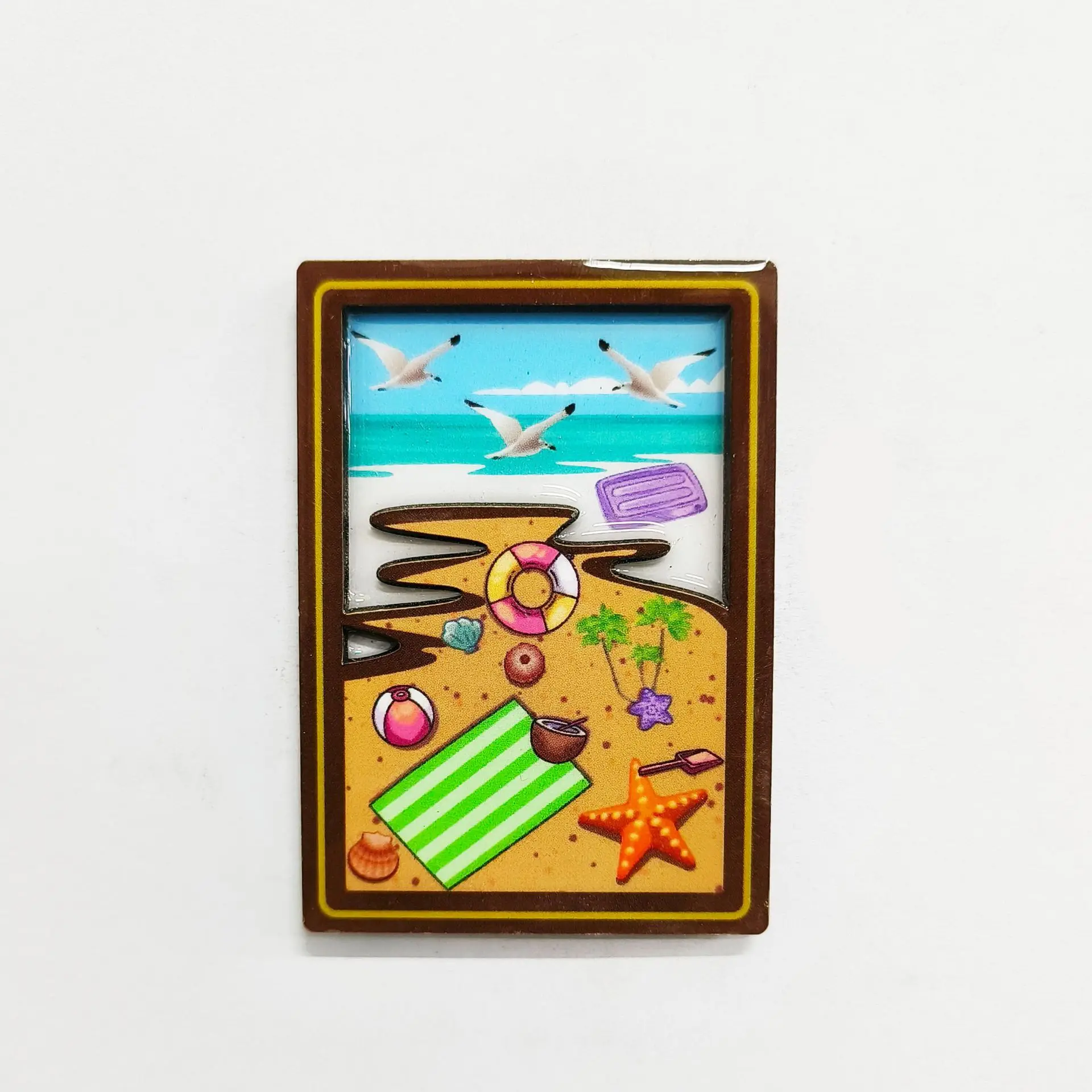 Manufacturer Customized Made Countries Souvenir 3D Mdf Wooden Fridge Magnet For Tourist