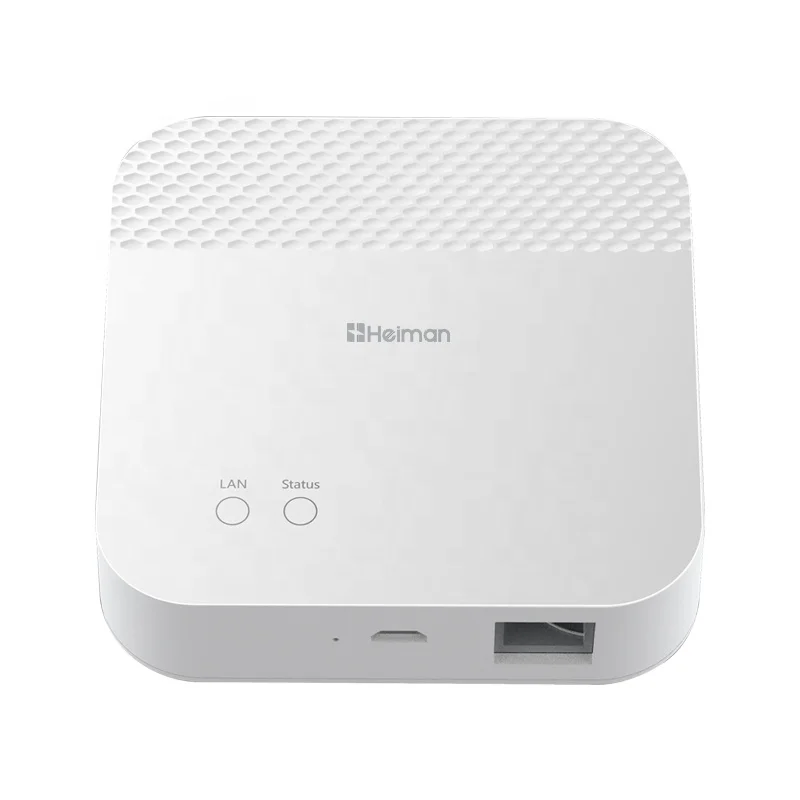 Smart Home Zigbee 3.0 Smart Gateway Standard protocol Zigbee Hub compatible Heiman app