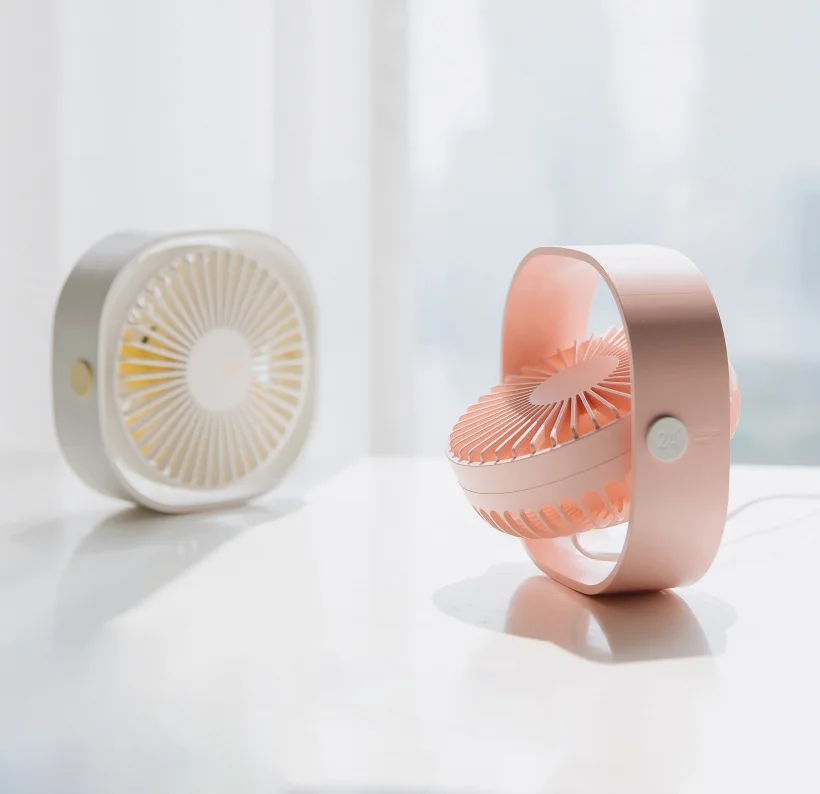 Wholesale in stock All new 360 degree USB handheld small fan  fashion small fan portable mini small fan in the car