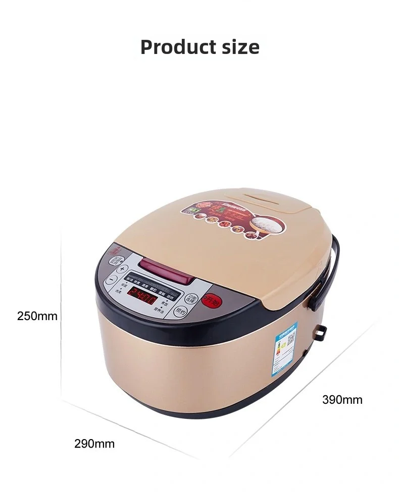Customized 1.5L 2.8L Mini Electric Multi-Rice Cooker Stainless Steel Steamer Factory Price National Electric Household Drum