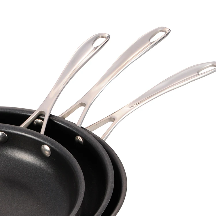 Quality Heat Resistant Cookware Stainless Steel Non Stick Home Kitchen Fry Pan
