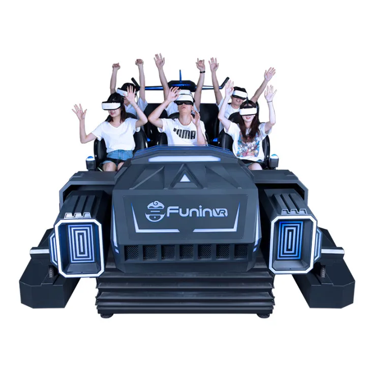 9d vr car racing simul supplier vr car racing simulator 4 Seat 9D Vr Roller Coaster Game Machine Simulator In Amusement Park
