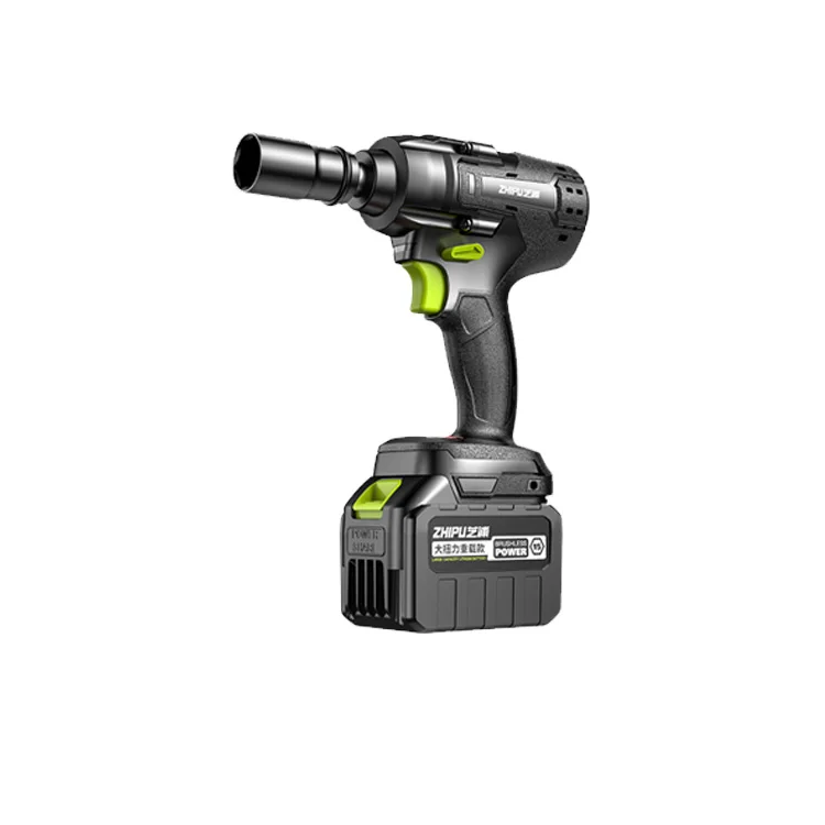 Impact strong auto repair shelf work air gun brushless electric ratchet high torque lithium battery charging wrench