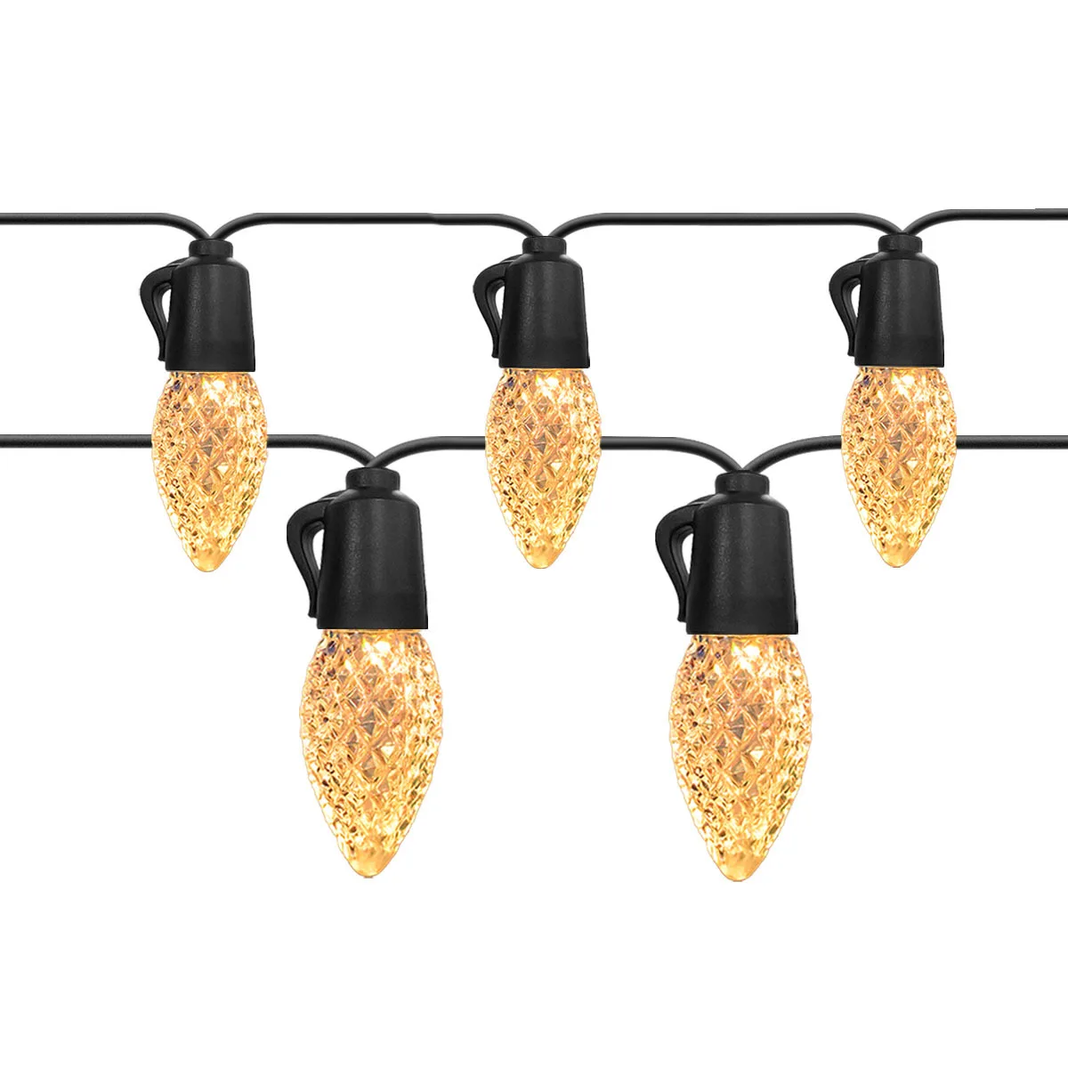 C35 Christmas holiday LED string garden ligting strawberry IP waterproof indoor and outdoor decoration light