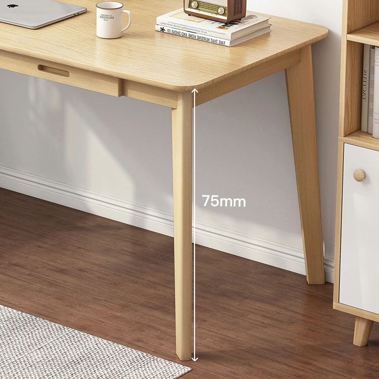 Simple Cheap Computer Home Office Workstation Student Adults Wood Study Writing Table