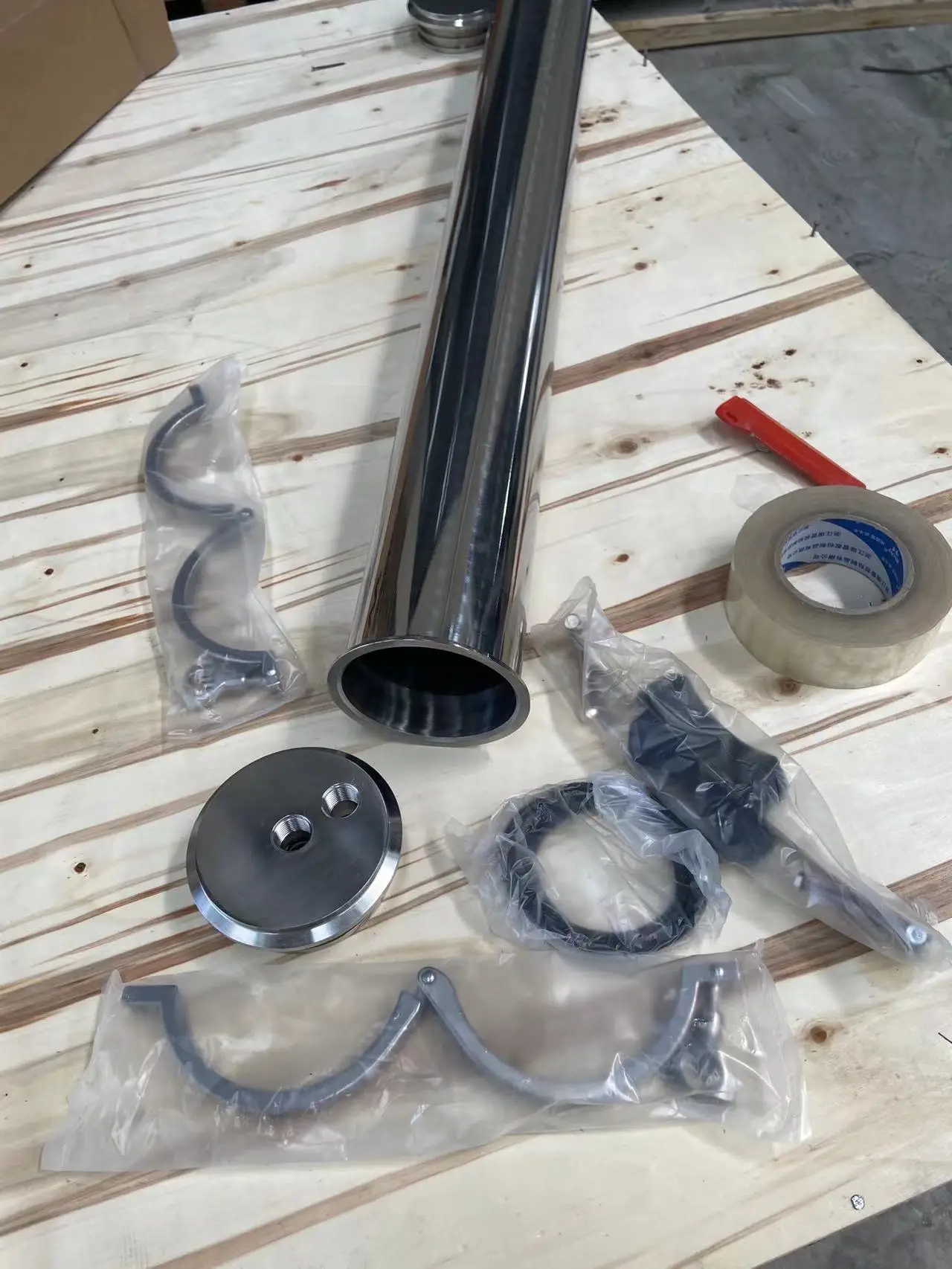 Reverse Osmosis Stainless Housings 4040 With Tri Clamp Type Stainless End