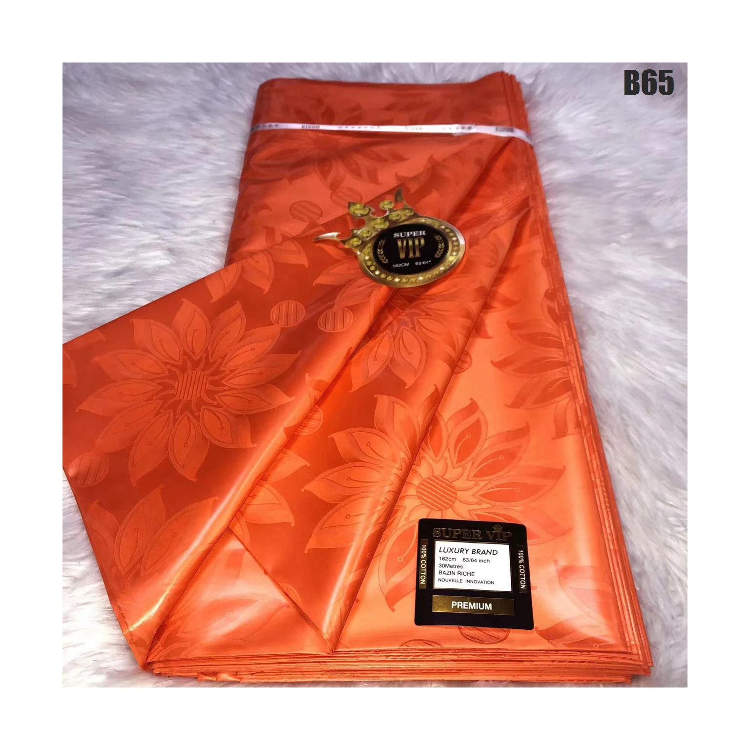 African Popular Bazin Sets 100% Cotton Bazin Riche Fabric for Dress Making