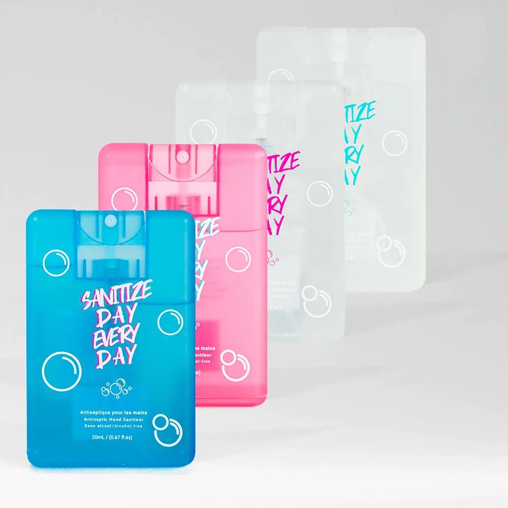 Custom 20ml 38ml 45ml 50ml Anti bacterial Scented Hand Sanitizer Pocket Spray