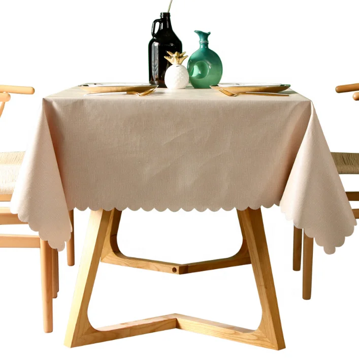 Solid color table cloth PVC waterproof table cloth oil-proof tablecloth