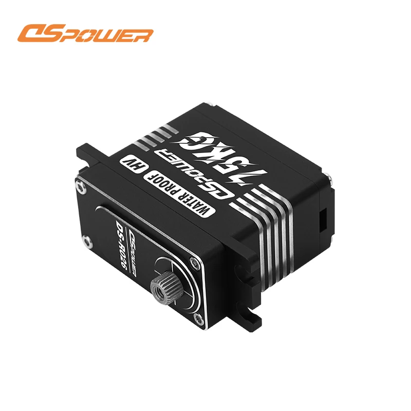 75KG servo motor high torque Metal Gear Steering Servo with CNC Arm 7.4V Servo