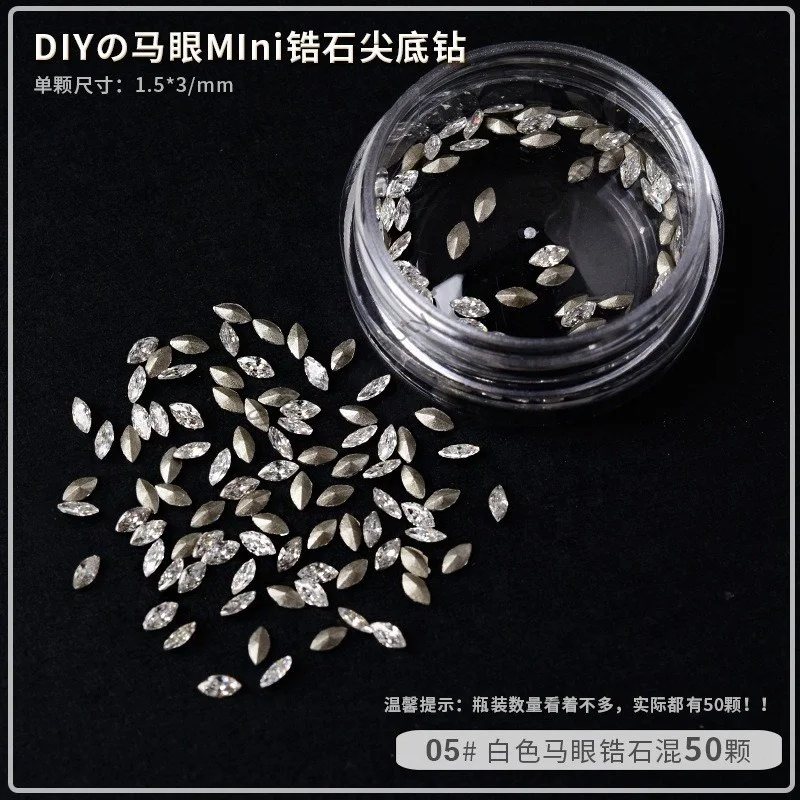 Custom Wholesale Crystal Flat Back Nail Rhinestone fancy stone wholesale nail Jewelry Diamond for 3d nail art