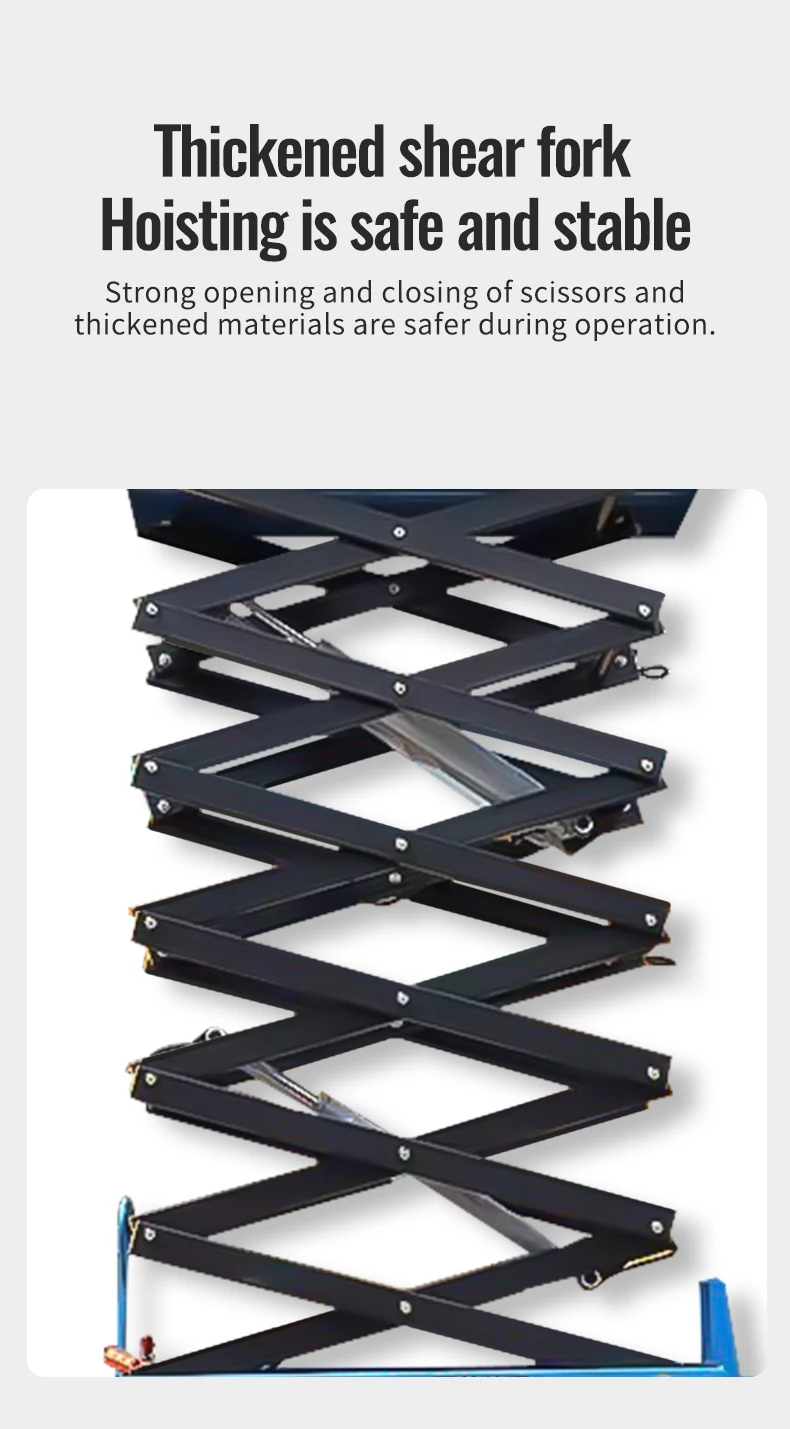 4-18m Self Propelled Hydraulic Towable Scissor Lift Manual scissor Platform Lifting for Aerial Working