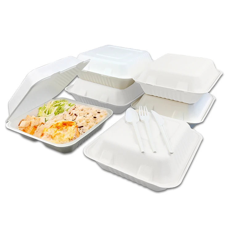 Белая круглая картонная прямоугольная картонная термоизолированная гофрированная багажная коробка для пиццы