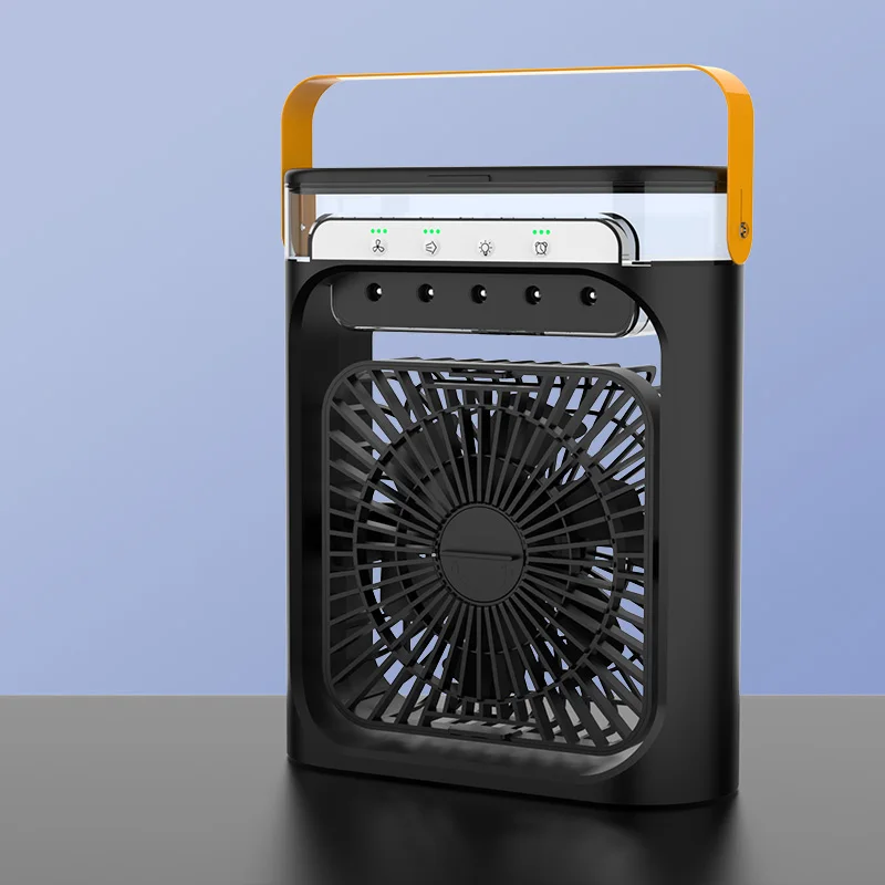 600ml water tank USB Electric Mini Portable Usb Water-cooled Fan 3-in-1 Air Cooler humidificador Spray air conditioner Fan