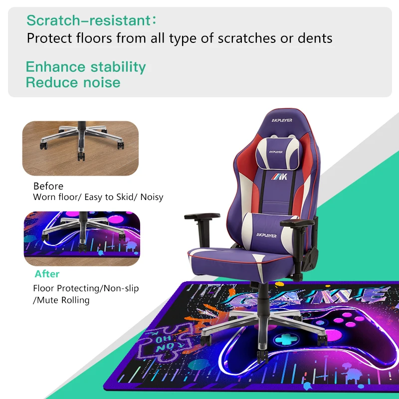 luxury 3D Transparent Gamepad and Colorful Bomb Background gaming rug area rugs for bedroom