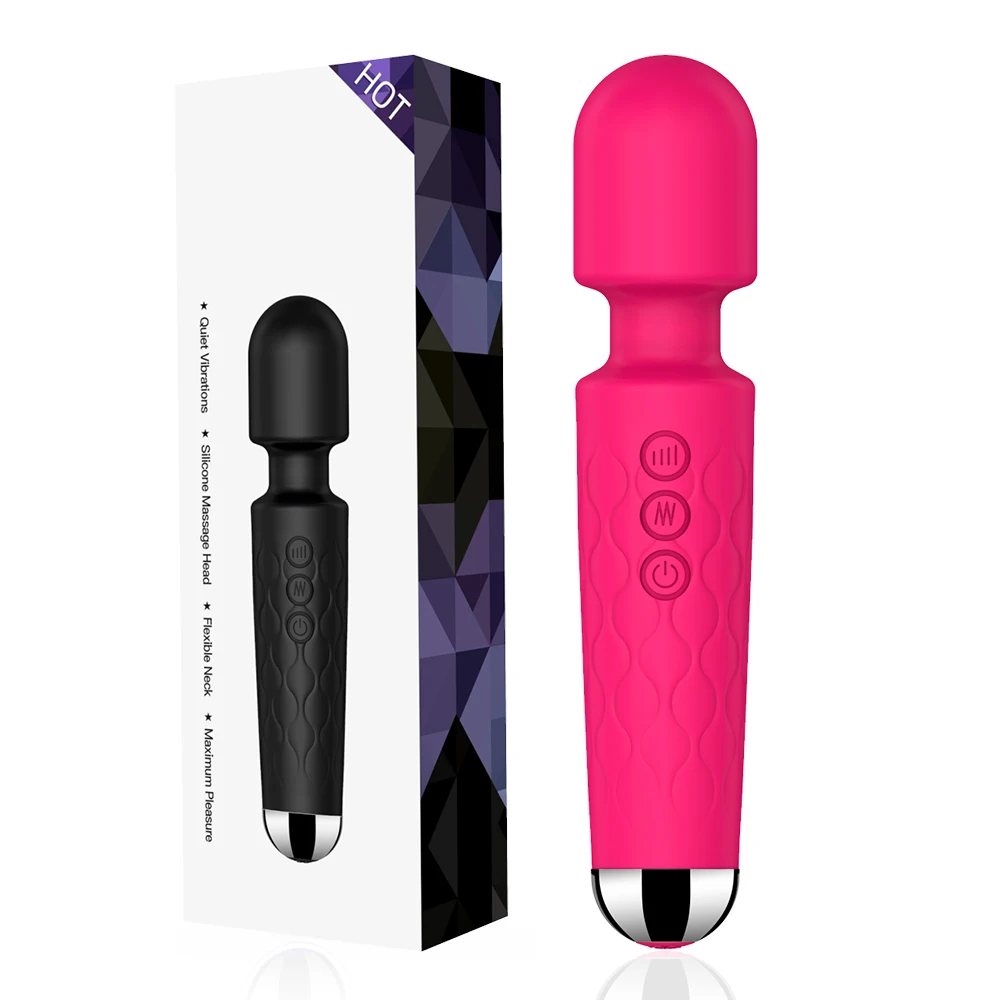 Wholesale Vibrators Hand-held Waterproof Powerful Clitoral Vibrator Massager Masturbator Wand Vibrator