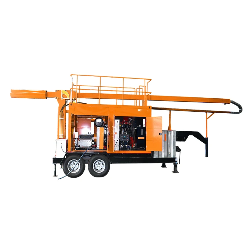 1400bar high pressure hydro jetting machine mixer drum cleaning concrete cutting system customized