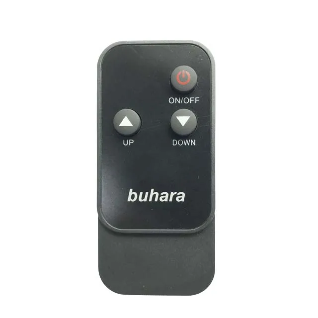 3 buttons customized infrared IR remote controller with AAA battery black color ABS raw material 38khz