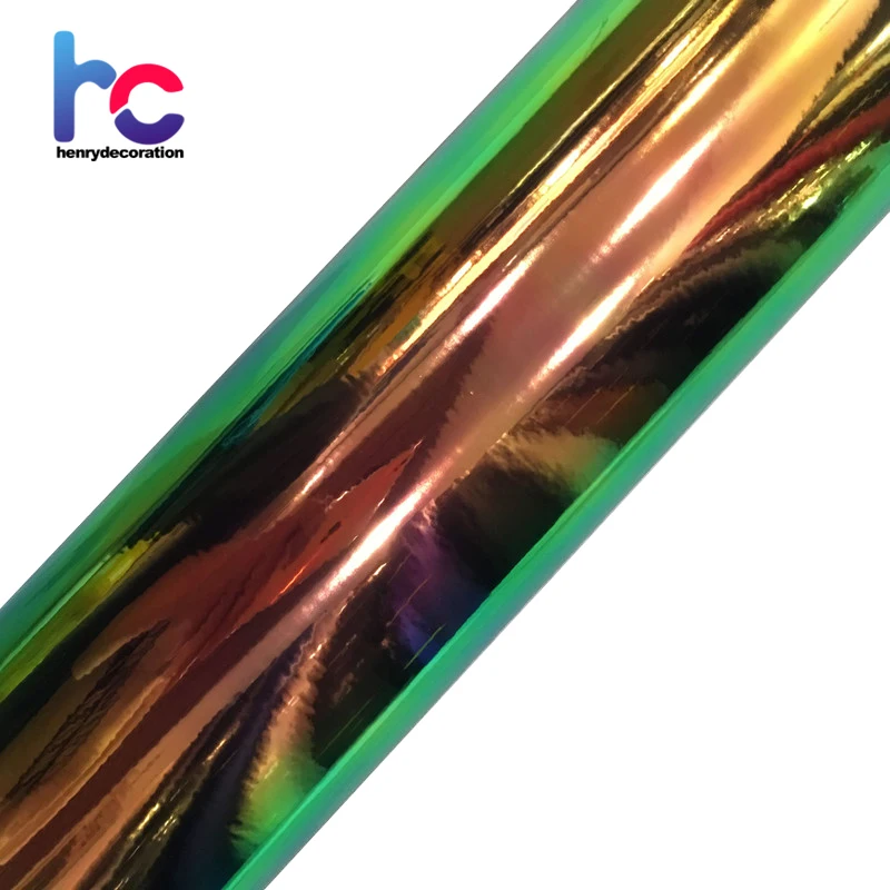New Style Laser Rainbow Chrome Mirror Holographic Car Wrap Vinyl