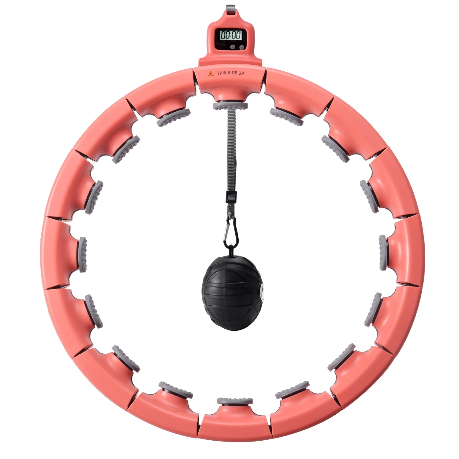 Weight Loss Essential Ladies Home Fitness Exercise Equipment Detachable Fixed Massage Mobile Gym Hulas Hoop Fitness