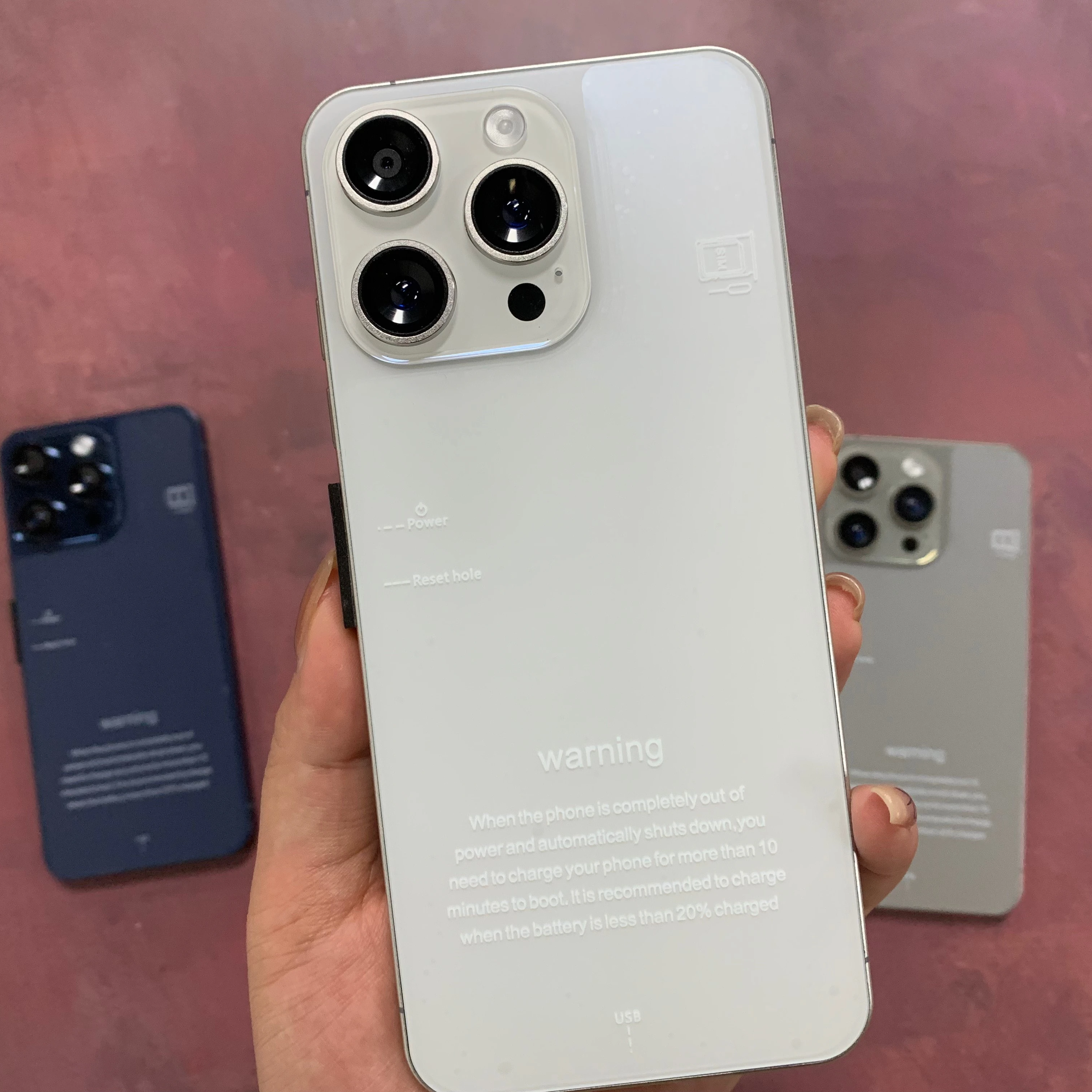 Wholesale High Quality Second Hand i15 5G Smartphone HD Screen LTE & CDMA Cellular 108MP Rear Camera USA Version Unlock