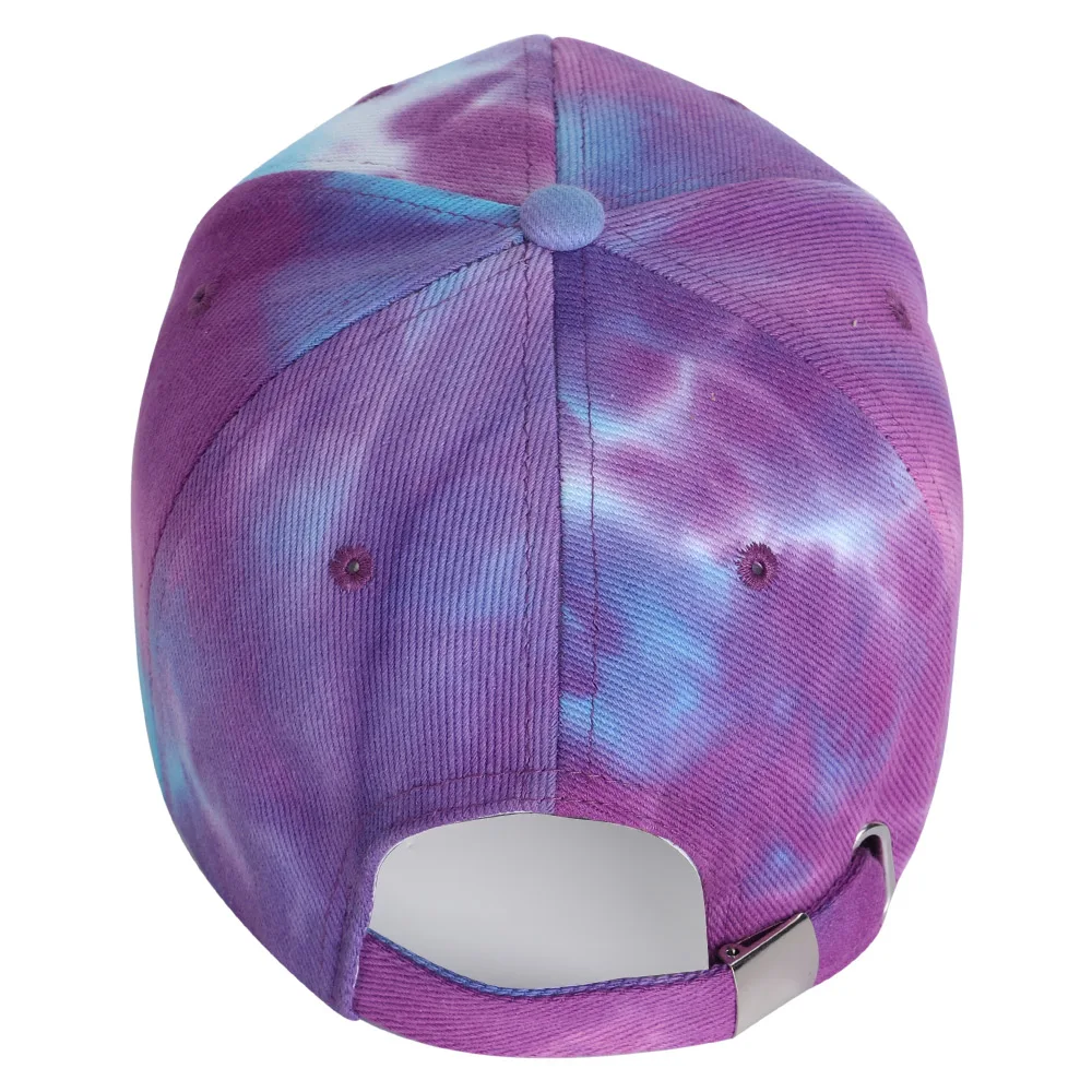 Бейсболка Tie-Dye для мужчин и женщин Весенняя Кепка-Снэпбэк цветная уличная регулируемая с защитой от