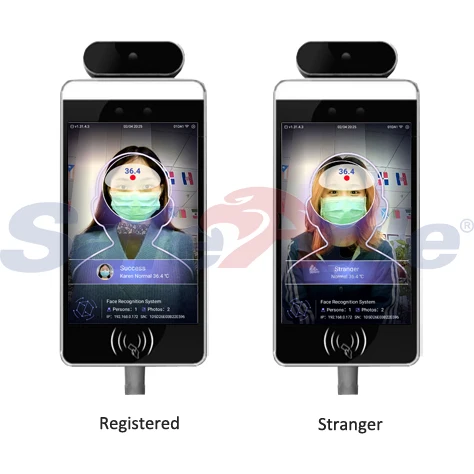 Safeagle инфракрасный лихорадка температура машина термоусадочная термометр датчик металлоискателя ворот 8 дюймов Распознавание лиц планшет