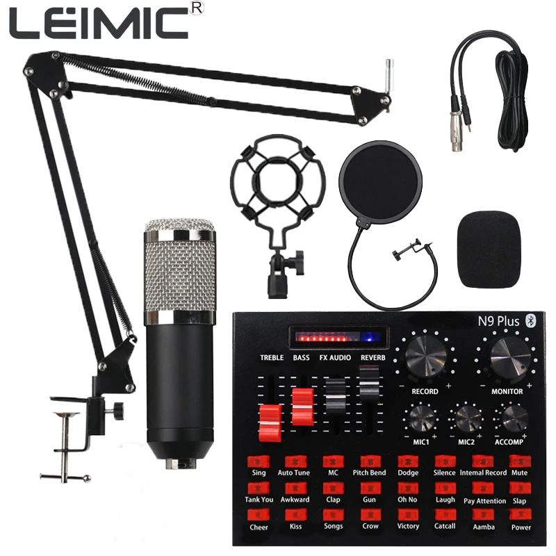 
 High quality USB external sound card, live sound card recording video  
