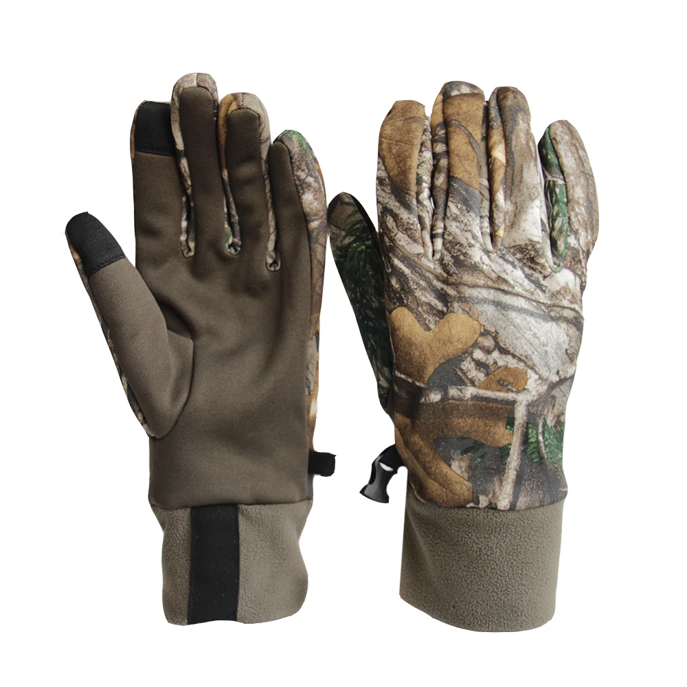 
Флисовая перчатка, настоящая древесная флисовая перчатка для бега на открытом воздухе  (1600165151442)