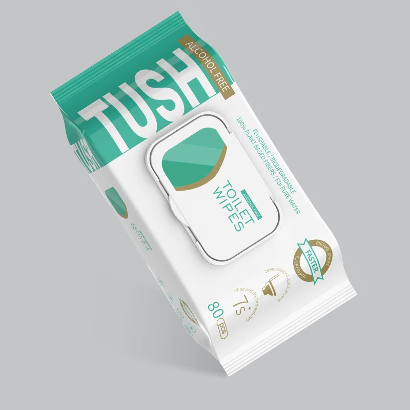 Adult disposable wet wipes for disposable household flushable adult toilet paper for cleaning and hygiene wet toilet paper