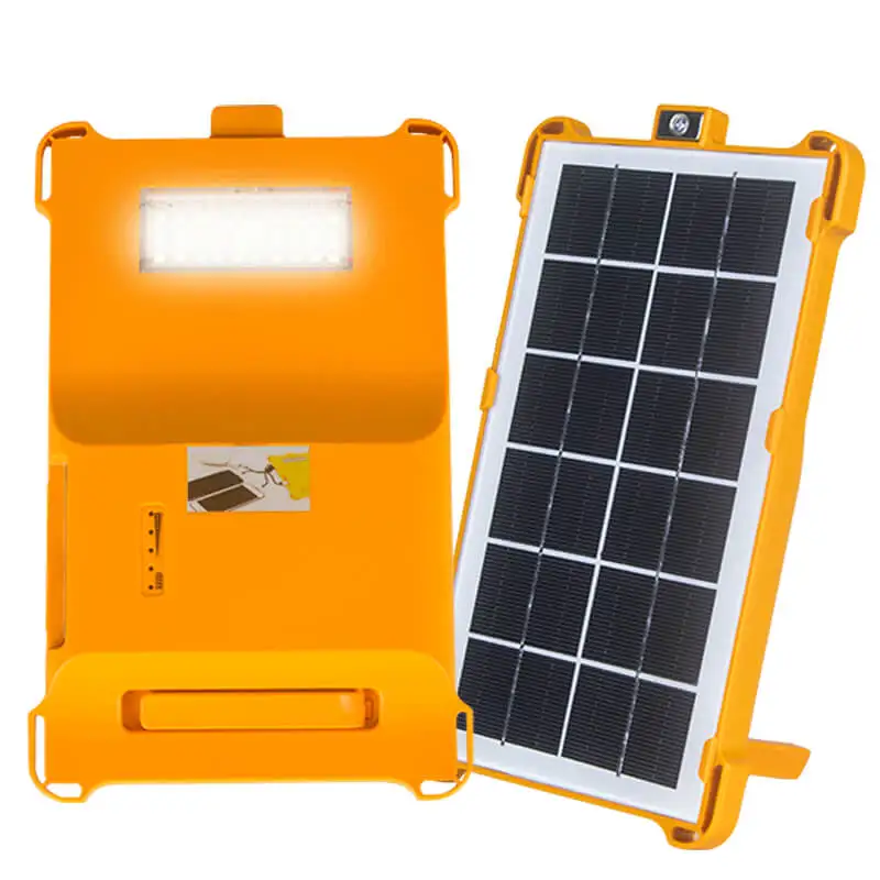 
YANGFA Backpacker Green IP65 Waterproof 3W Rechargeable Solar Power Bank LED Solar Camping Light 