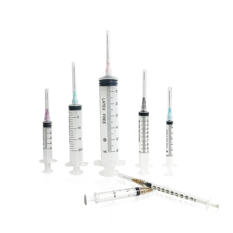 manufacturer WEGO BRAND Medical disposable 3ml 5ml injection plastic syringe with needle
