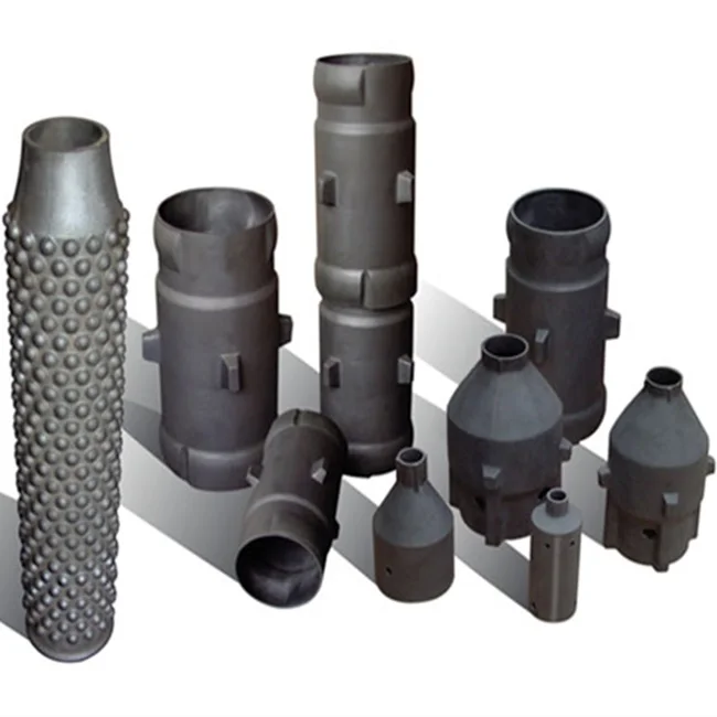 Custom Sisic Ceramic Silicon Carbide Burner Tube Fireproof Shiny Tube